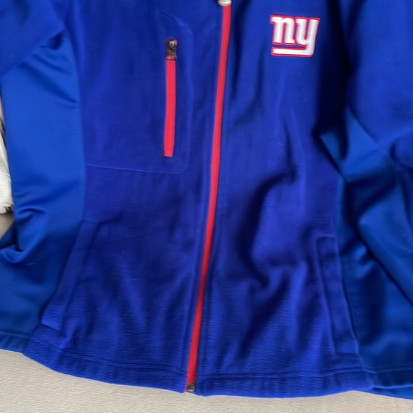 NFL NEW YORK GIANTS logo G-III Apparel Group fleece zip up size LG - Picture 4 of 8